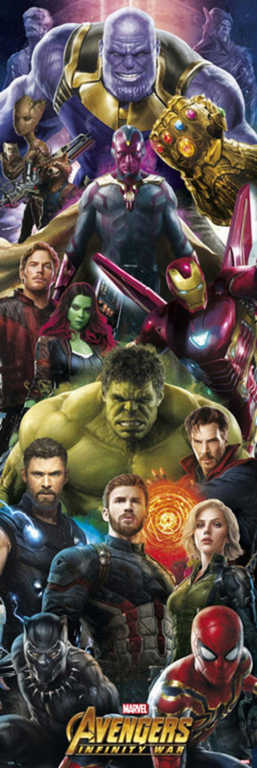 Grupo Erik PPGE8048 Marvel Avengers Infinity War Poster 53X158cm | Yourdecoration.at