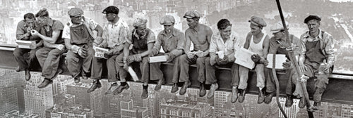 Grupo Erik PPGE8084 Lunch Atop A Skyscraper Poster 158X53cm | Yourdecoration.at