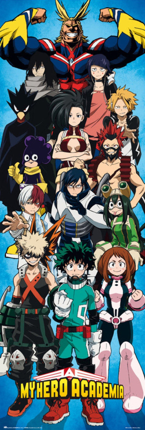 Grupo Erik Ppge8096 My Hero Academia All Characters Poster 53x158cm | Yourdecoration.at