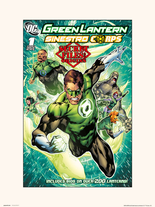 Grupo Erik Dc Comics Green Lantern Sinestro Corps 1 Kunstdruck 30X40cm | Yourdecoration.at