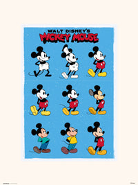 Grupo Erik Disney Mickey Mouse Evol Kunstdruck 30X40cm | Yourdecoration.at