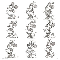 Grupo Erik Disney Minnie Sketch Kunstdruck 30X30cm | Yourdecoration.at