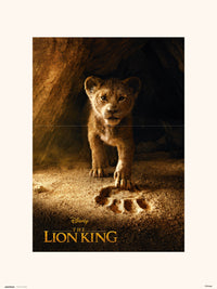 Grupo Erik Disney The Lion King Simba Real Action Kunstdruck 30X40cm | Yourdecoration.at
