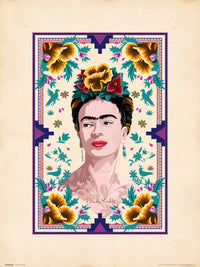 Grupo Erik Frida Kahlo Illustration Kunstdruck 30X40cm | Yourdecoration.at