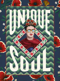 Grupo Erik Frida Kahlo Unique Soul Kunstdruck 30X40cm | Yourdecoration.at
