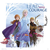 Grupo Erik Frozen Lead With Courage Kunstdruck 30X30cm | Yourdecoration.at