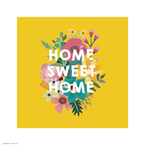 Grupo Erik Loreak Home Sweet Home Kunstdruck 30X30cm | Yourdecoration.at