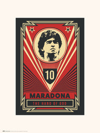 Grupo Erik Maradona The Hand Of God Kunstdruck 30X40cm | Yourdecoration.at
