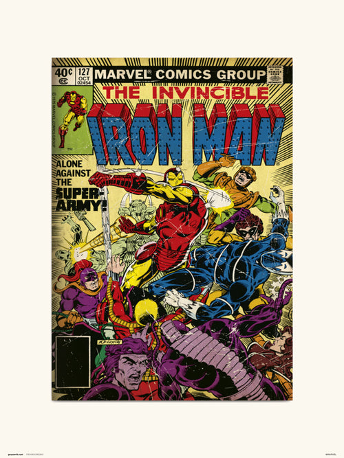 Grupo Erik Marvel Iron Man 127 Kunstdruck 30X40cm | Yourdecoration.at