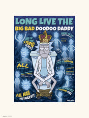 Grupo Erik Rick And Morty Doodoo Daddy Kunstdruck 30X40cm | Yourdecoration.at