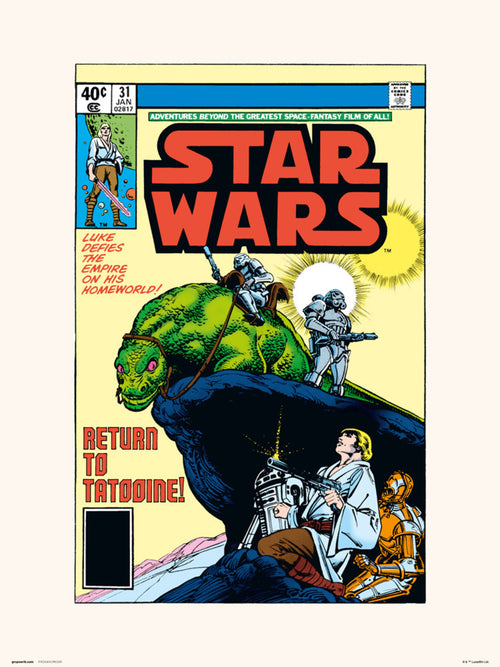 Grupo Erik Star Wars 31 Return To Tatooine Kunstdruck 30X40cm | Yourdecoration.at