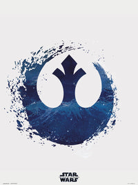 Grupo Erik Star Wars Episode Ix Rebel Logo Kunstdruck 30X40cm | Yourdecoration.at