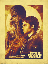 Grupo Erik Star Wars Solo Han And Chewie Kunstdruck 30X40cm | Yourdecoration.at