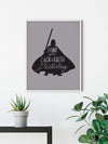 Komar Star Wars Silhouette Quotes Vader Kunstdruck 40x50cm | Yourdecoration.be