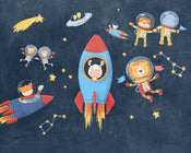 Komar Vlies Fototapete Iax7 0036 Friends In Space | Yourdecoration.at