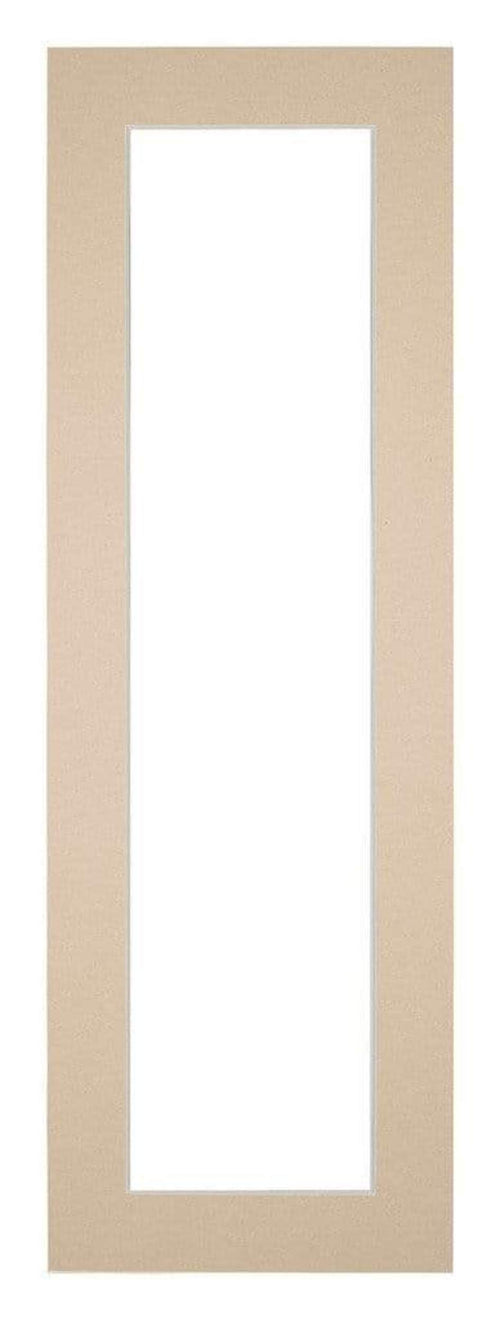 Passepartout 20x60cm Karton Beige Rand 4cm Gerade Vorne | Yourdecoration.de