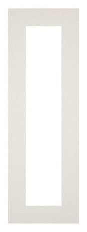 Passepartout 20x60cm Karton Hellgrau Rand 5cm Gerade Vorne | Yourdecoration.de