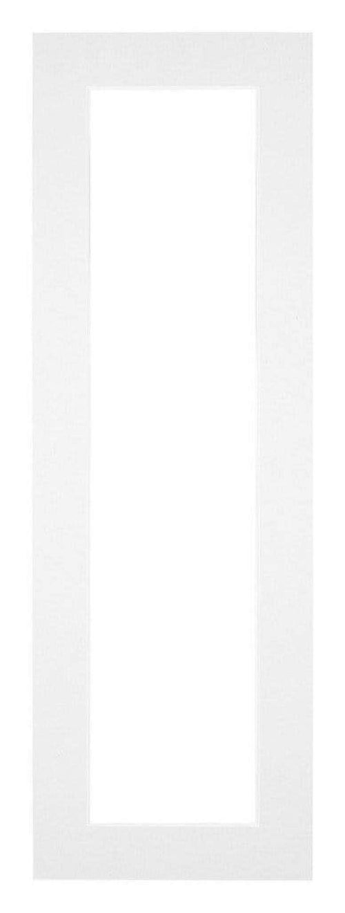 Passepartout 20x60cm Karton Weiss Rand 4cm Gerade Vorne | Yourdecoration.de