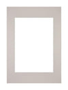 Passepartout 21x29,7cm A4/A5 Karton Grau Granit Rand Gerade Vorne | Yourdecoration.de