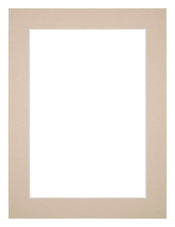 Passepartout 45x60cm Karton Beige Rand 4cm Gerade Vorne | Yourdecoration.de