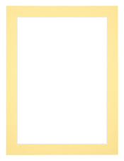 Passepartout 30x40cm Karton Gelb Rand 3cm Gerade Vorne | Yourdecoration.de