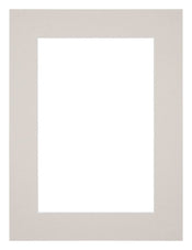 Passepartout 60x80cm Karton Grau Granit Rand 5cm Gerade Vorne | Yourdecoration.de