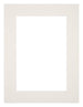 Passepartout 60x80cm Karton Hellgrau Rand 5cm Gerade Vorne | Yourdecoration.de