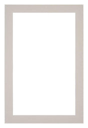 Passepartout 61x91,5cm Karton Grau Granit Rand 3cm Gerade Vorne | Yourdecoration.de