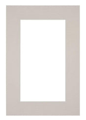 Passepartout 61x91,5cm Karton Grau Granit Rand 6cm Gerade Vorne | Yourdecoration.de