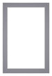Passepartout 60x90cm Karton Grau Rand 3cm Gerade Vorne | Yourdecoration.de
