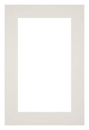 Passepartout 30x45cm Karton Hellgrau Rand 5cm Gerade Vorne | Yourdecoration.de