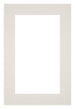 Passepartout 61x91,5cm Karton Hellgrau Rand 5cm Gerade Vorne | Yourdecoration.de