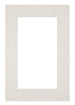 Passepartout 61x91,5cm Karton Hellgrau Rand 6cm Gerade Vorne | Yourdecoration.de