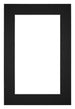 Passepartout 61x91,5cm Karton Schwarz Rand 5cm Gerade Vorne | Yourdecoration.de
