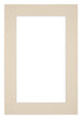 Passepartout 61x91,5cm Karton Teint Rand 5cm Gerade Vorne | Yourdecoration.de