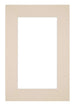 Passepartout 61x91,5cm Karton Teint Rand 6cm Gerade Vorne | Yourdecoration.de