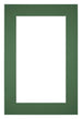 Passepartout 61x91,5cm Karton Waldgrun Rand 5cm Gerade Vorne | Yourdecoration.de
