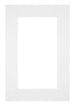 Passepartout 61x91,5cm Karton Weiss Rand 6cm Gerade Vorne | Yourdecoration.de