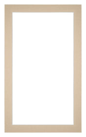 Passepartout 30x50cm Karton Beige Rand 3cm Gerade Vorne | Yourdecoration.de
