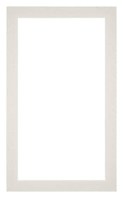 Passepartout 30x50cm Karton Hellgrau Rand 3cm Gerade Vorne | Yourdecoration.de
