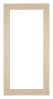Passepartout 20x40cm Karton Beige Rand 4cm Gerade Vorne | Yourdecoration.de
