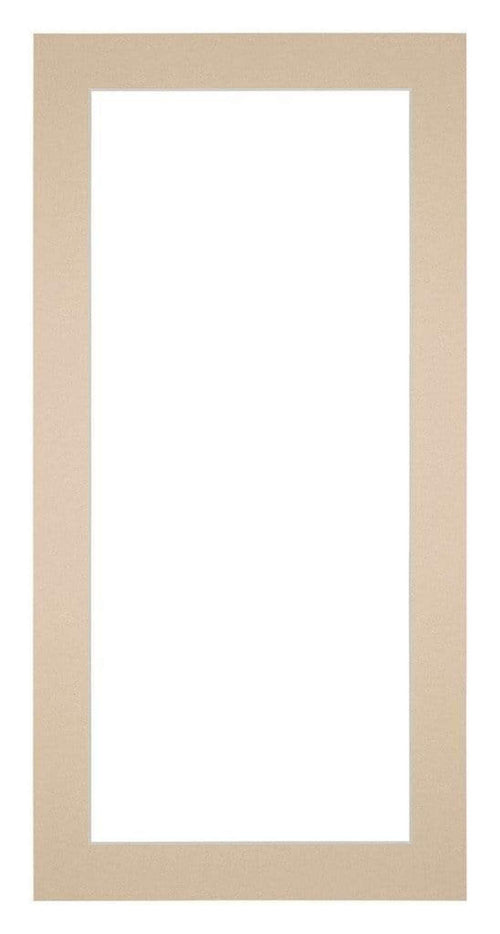 Passepartout 20x40cm Karton Beige Rand 4cm Gerade Vorne | Yourdecoration.de