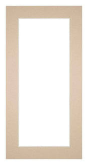 Passepartout 40x80cm Karton Beige Rand 5cm Gerade Vorne | Yourdecoration.de