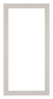 Passepartout 20x40cm Karton Grau Granit Rand 3cm Gerade Vorne | Yourdecoration.de