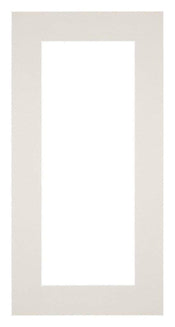 Passepartout 20x40cm Karton Hellgrau Rand 6cm Gerade Vorne | Yourdecoration.de