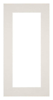Passepartout 40x70cm Karton Hellgrau Rand 6cm Gerade Vorne | Yourdecoration.de