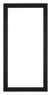 Passepartout 40x80cm Karton Schwarz Rand 3cm Gerade Vorne | Yourdecoration.de