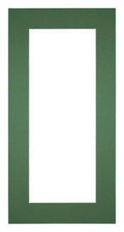 Passepartout 40x70cm Karton Waldgrun Rand 6cm Gerade Vorne | Yourdecoration.de