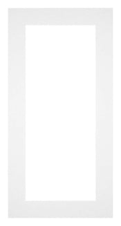 Passepartout 40x80cm Karton Weiss Rand 5cm Gerade Vorne | Yourdecoration.de