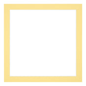 Passepartout 45x45cm Karton Gelb Rand 3cm Gerade Vorne | Yourdecoration.de